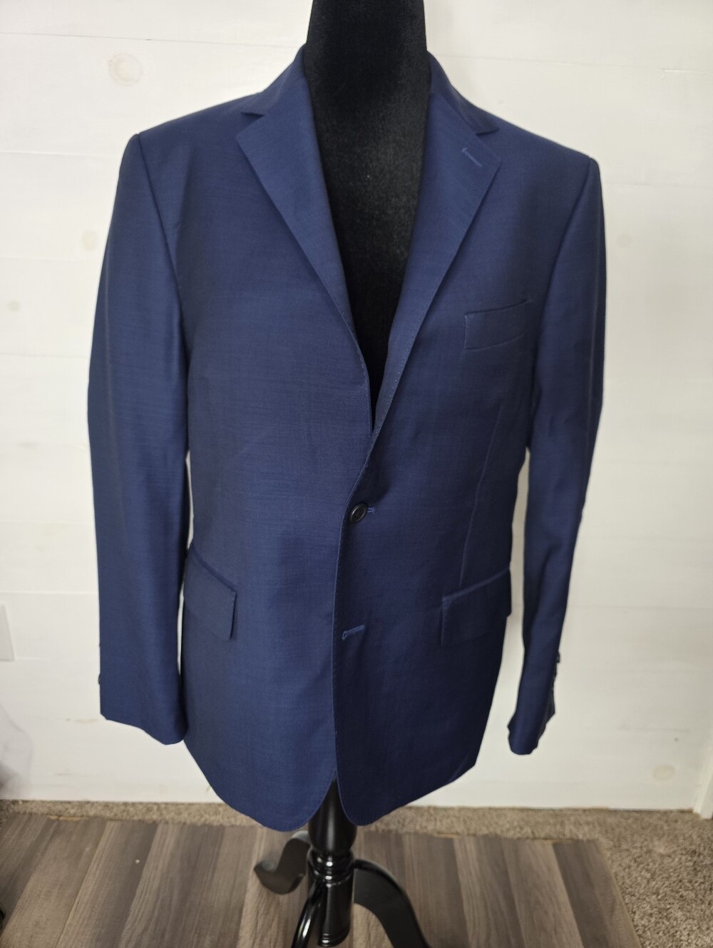 Paul Betenly Thomas Cobalt Blue Classic Wool Blazer Sport Coat Filarte. 40S